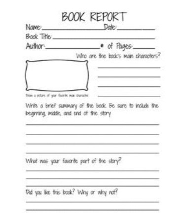 Summary Worksheets 2nd Grade Book Report Worksheet Pdf Book Report Helper &amp; Template