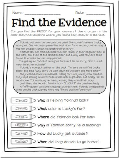 Text Evidence Worksheets 3rd Grade 131 Best Mystery Evidence Images In 2020