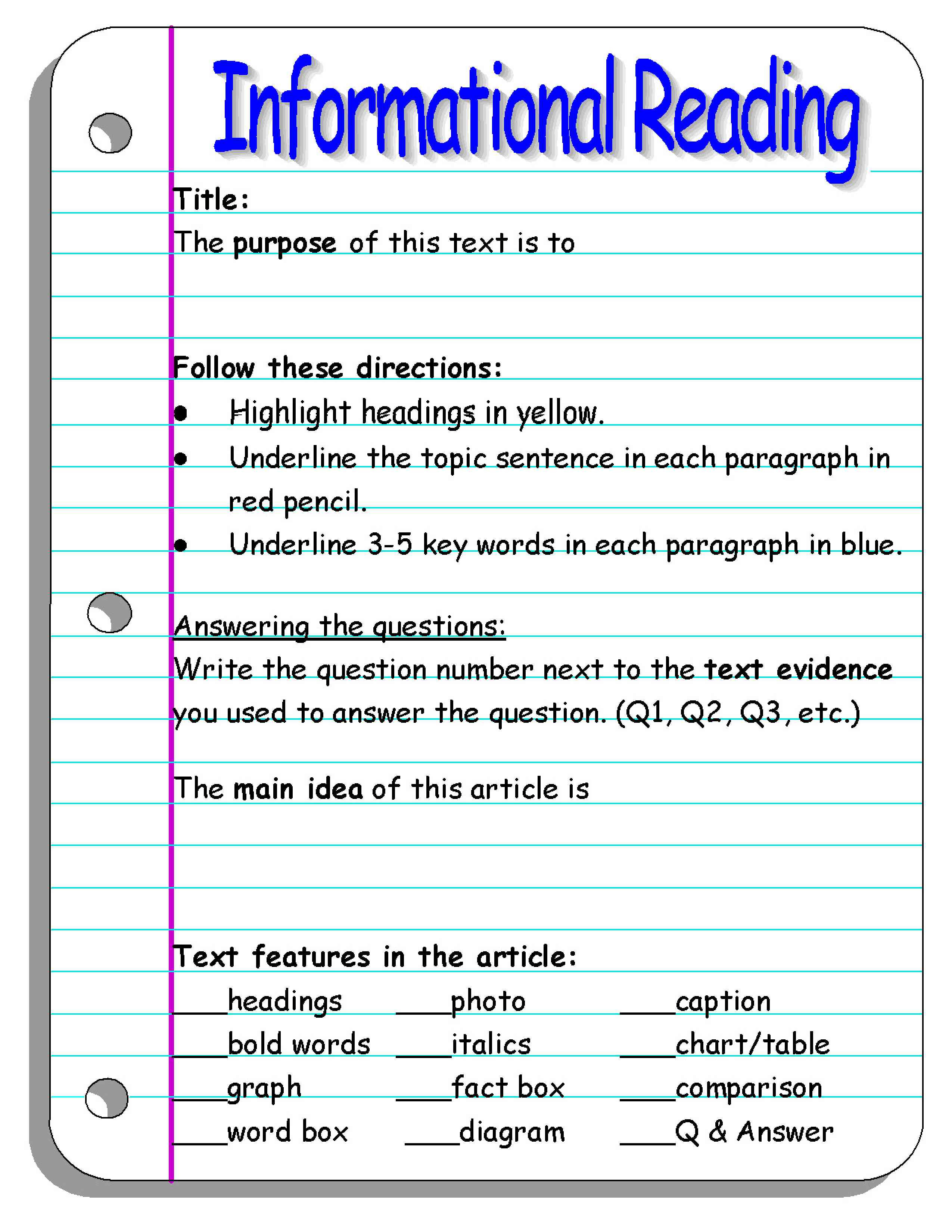 Text Evidence Worksheets 3rd Grade Investigating Nonfiction Part 2 Digging Deeper with Close