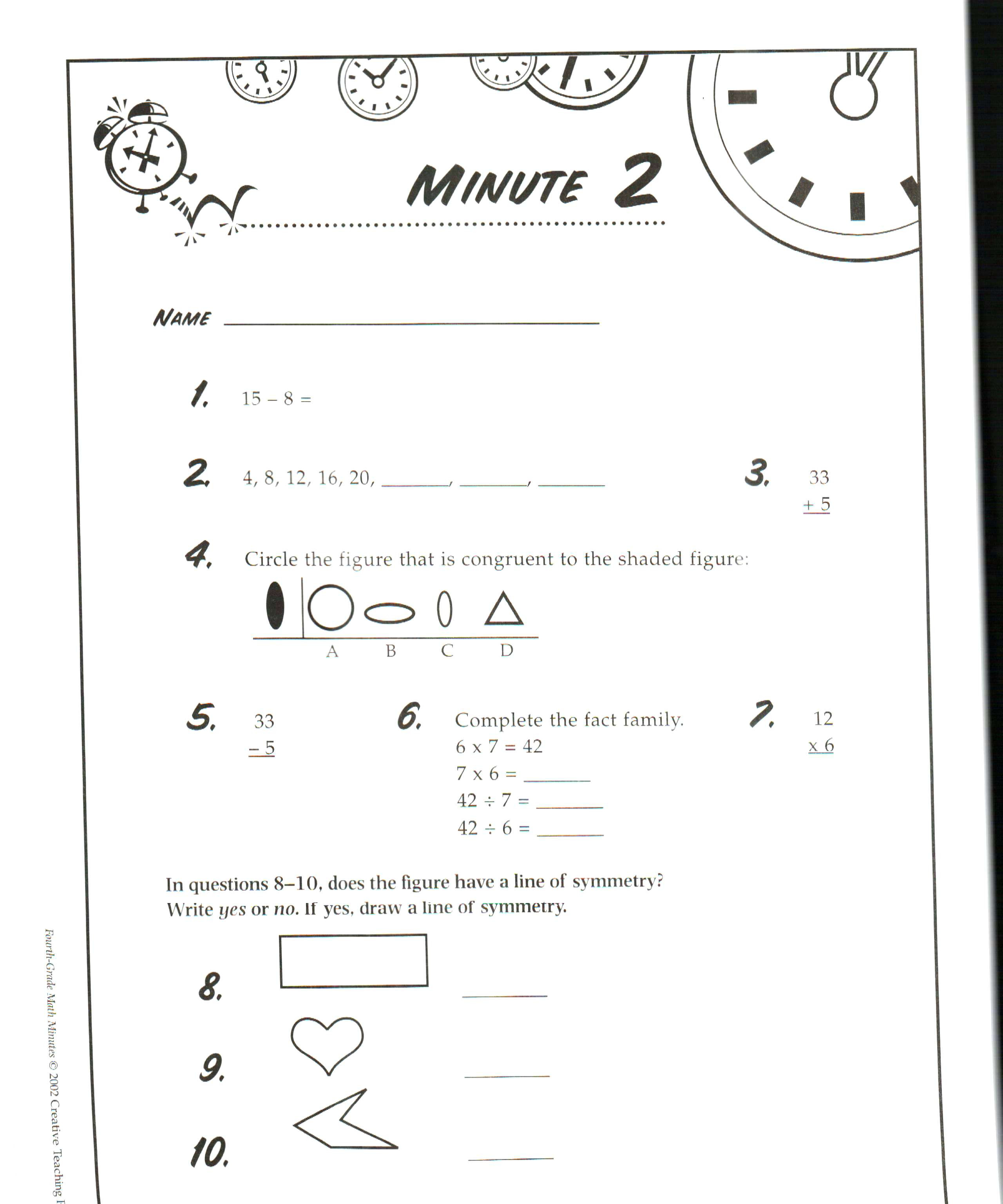 math minutes 3rd grade five minute multiplying frenzy one chart per page range 2 to mad minute math 3rd grade