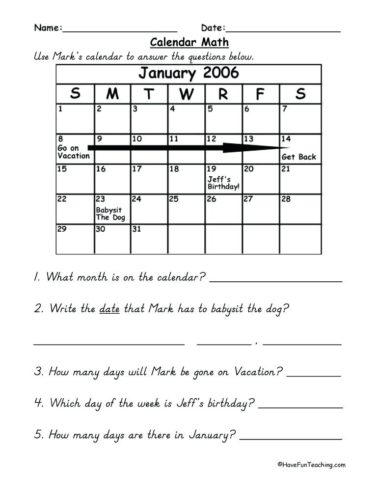 Timeline Worksheets for 1st Grade Math Worksheets for Students – Keepyourheadup
