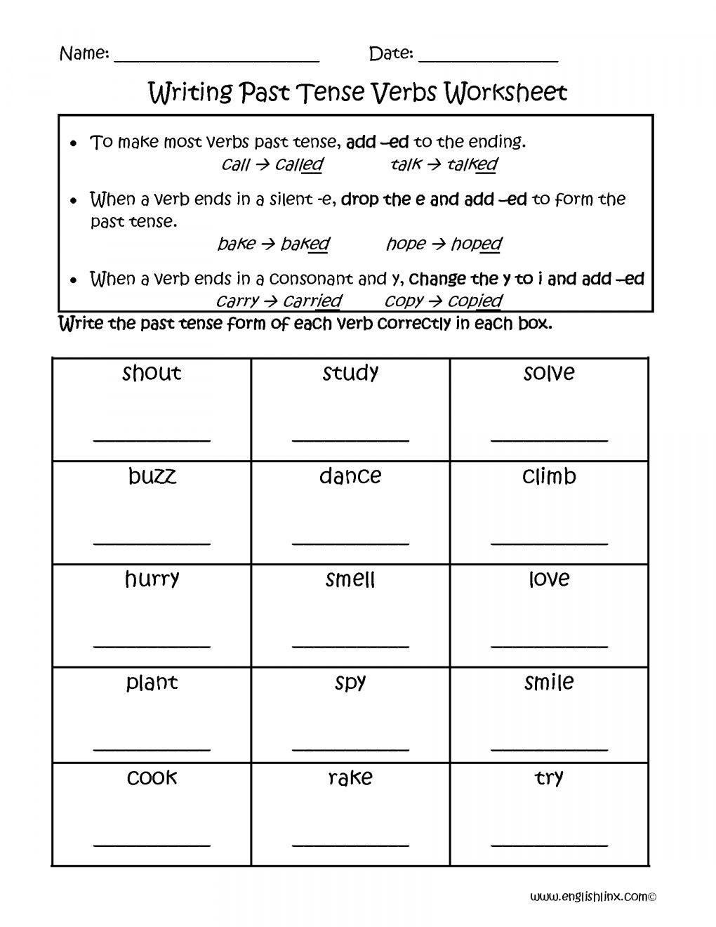 Verb Tense Worksheets 2nd Grade 15 Past Tense Verbs Worksheets 2nd Grade