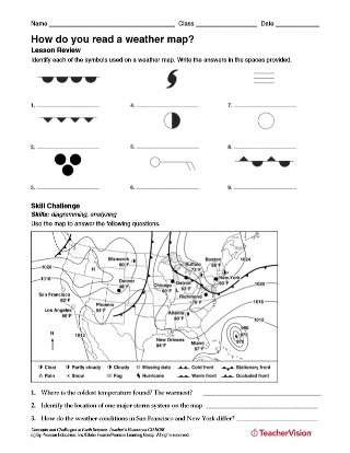 Weather Worksheets for 3rd Grade Weather Lessons Printables &amp; Resources Grades K 12